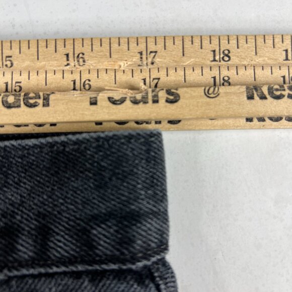 Y2K Levi's Jeans Men's Measured 34x32* 550 Relaxed Black Faded Denim Tag 34x34 - Picture 16 of 16